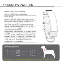 Load image into Gallery viewer, Multi-Colored Light UP Personalized App Controlled Collar