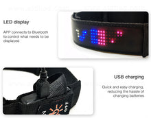 Load image into Gallery viewer, Multi-Colored Light UP Personalized App Controlled Collar