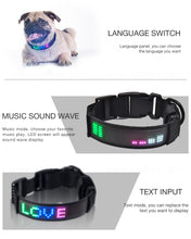 Load image into Gallery viewer, Multi-Colored Light UP Personalized App Controlled Collar