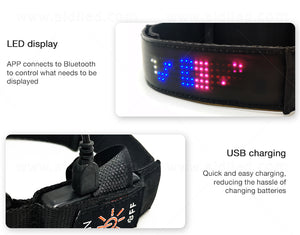 Multi-Colored Light UP Personalized App Controlled Collar